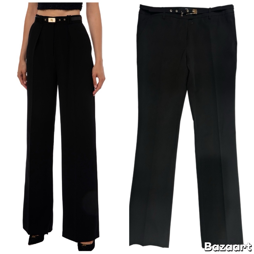 Elisabetta Franchi Women's Black Trousers